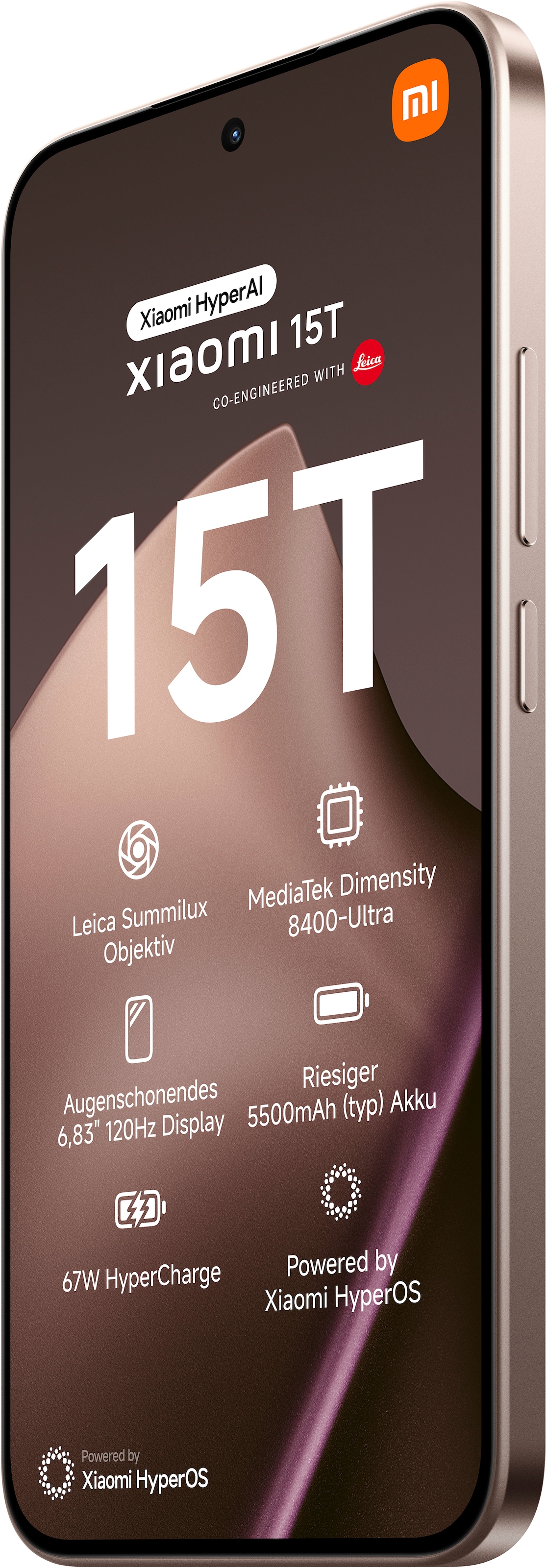 Xiaomi Smartphone »15T 12+256« rose gold