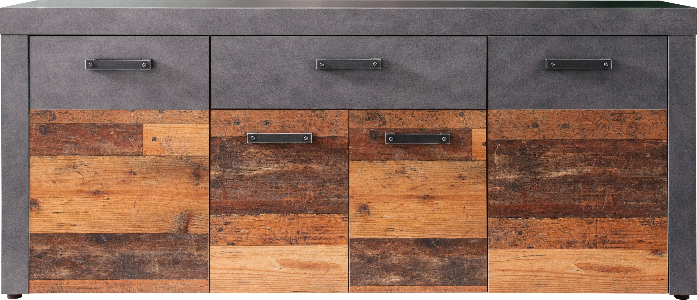 INOSIGN Sideboard »Ilana«, Sideboard mit 4 Türen & 1 Schublade - (B/T/H) 178/40/76 cm
