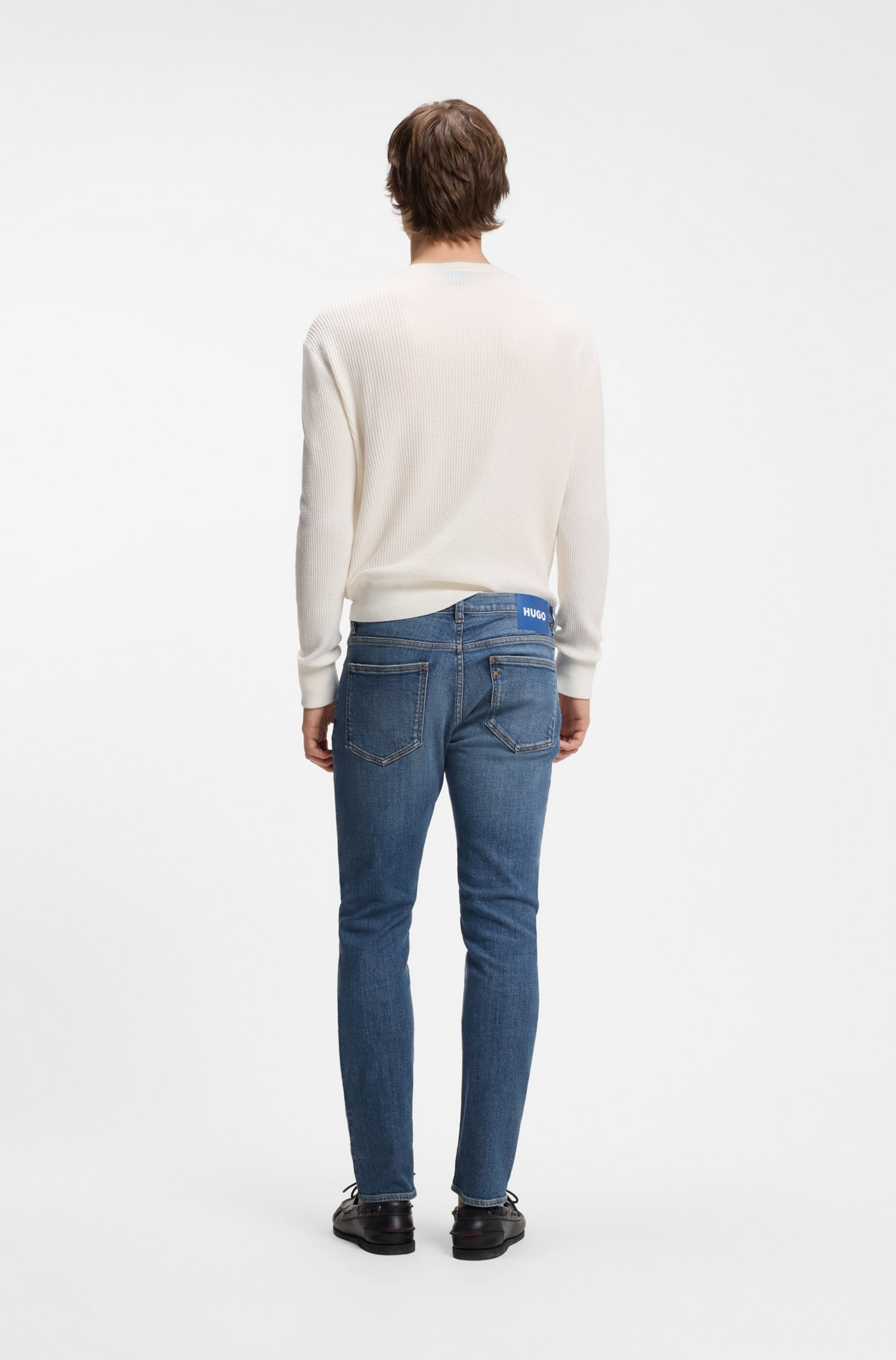 HUGO 5-Pocket-Jeans »Zane« Extra-Slim Fit, Baumwoll-Stretch, stone washed