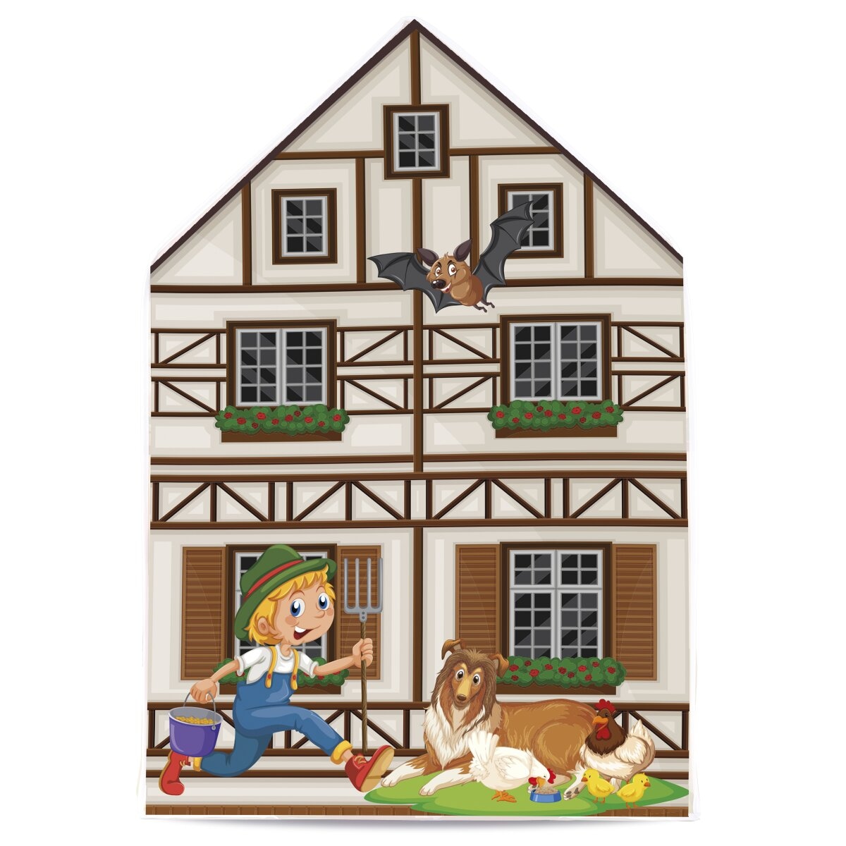 Jamara Spielhaus »Claas Spielhaus Bauernhof« Platzsparend demontierbar