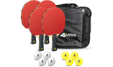 Tischtennisschläger »Tischtennis-Set Quattro«, (Set, mit Bällen-mit Tasche)