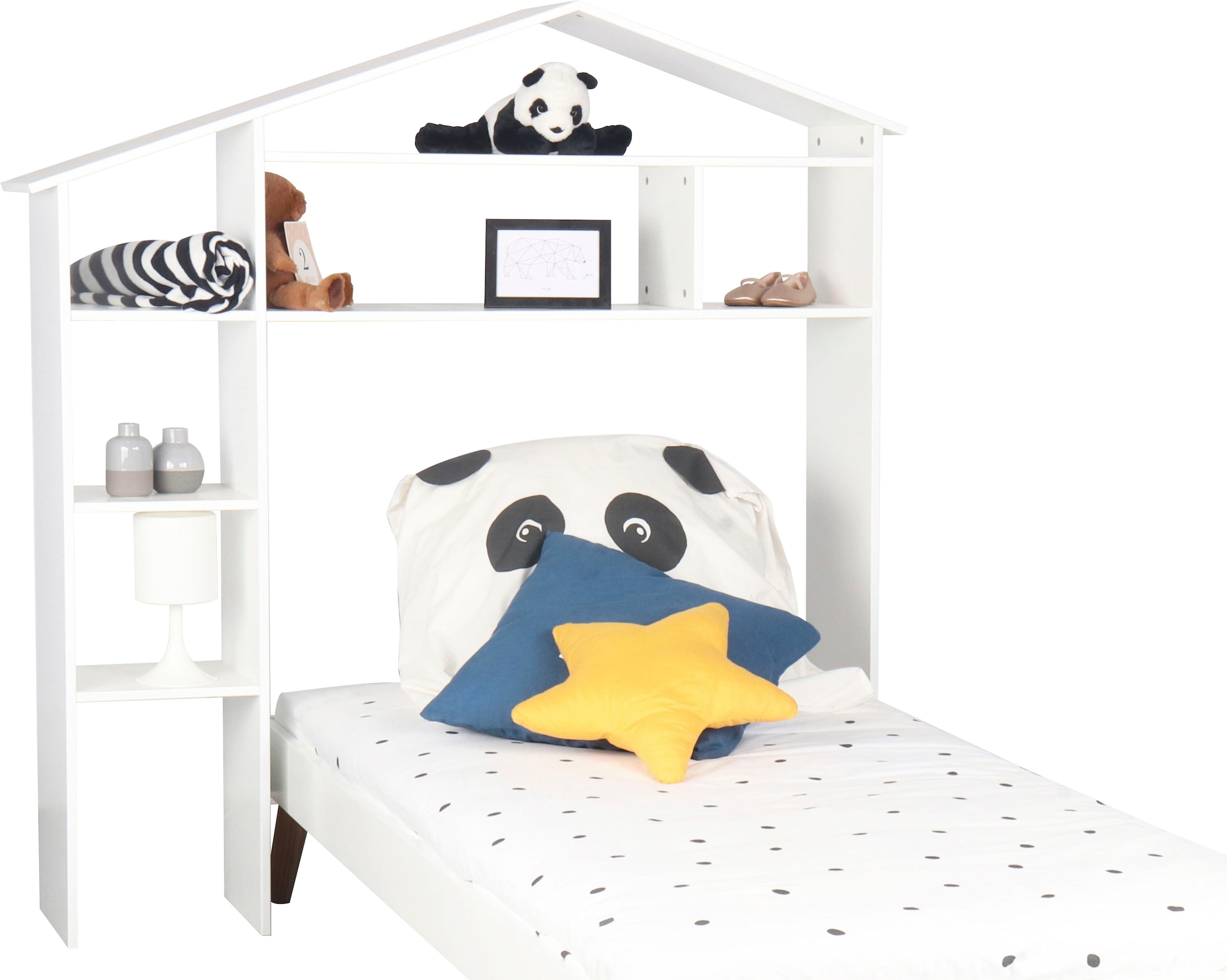 Lüttenhütt Regal »Lizzi«, Kopfteil für Kinderbett, für Bettbreite 100 cm