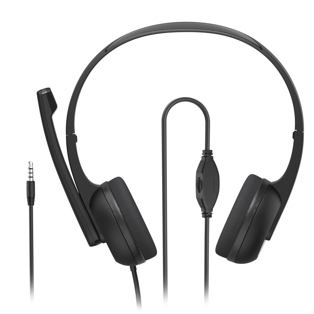 Hama PC-Headset »PC-Office-Headset "HS-P150 V2", Stereo, Schwarz«