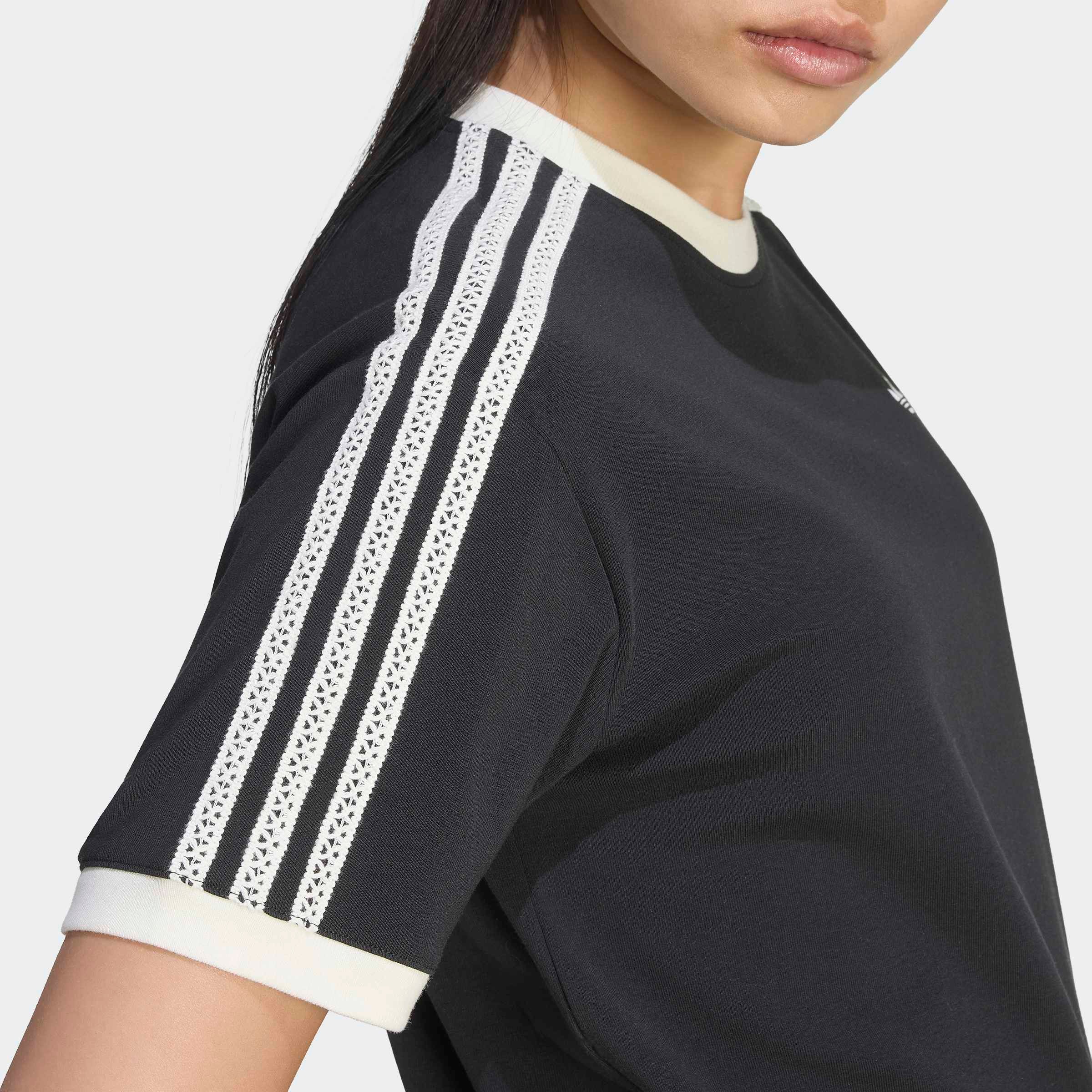 adidas Originals T-Shirt »ADIDAS ORIGINALS SUMMER GLOW ADVANCED 3-STREIFEN« mit sportlichem Stil, Rundhalsausschnitt, in normaler Länge