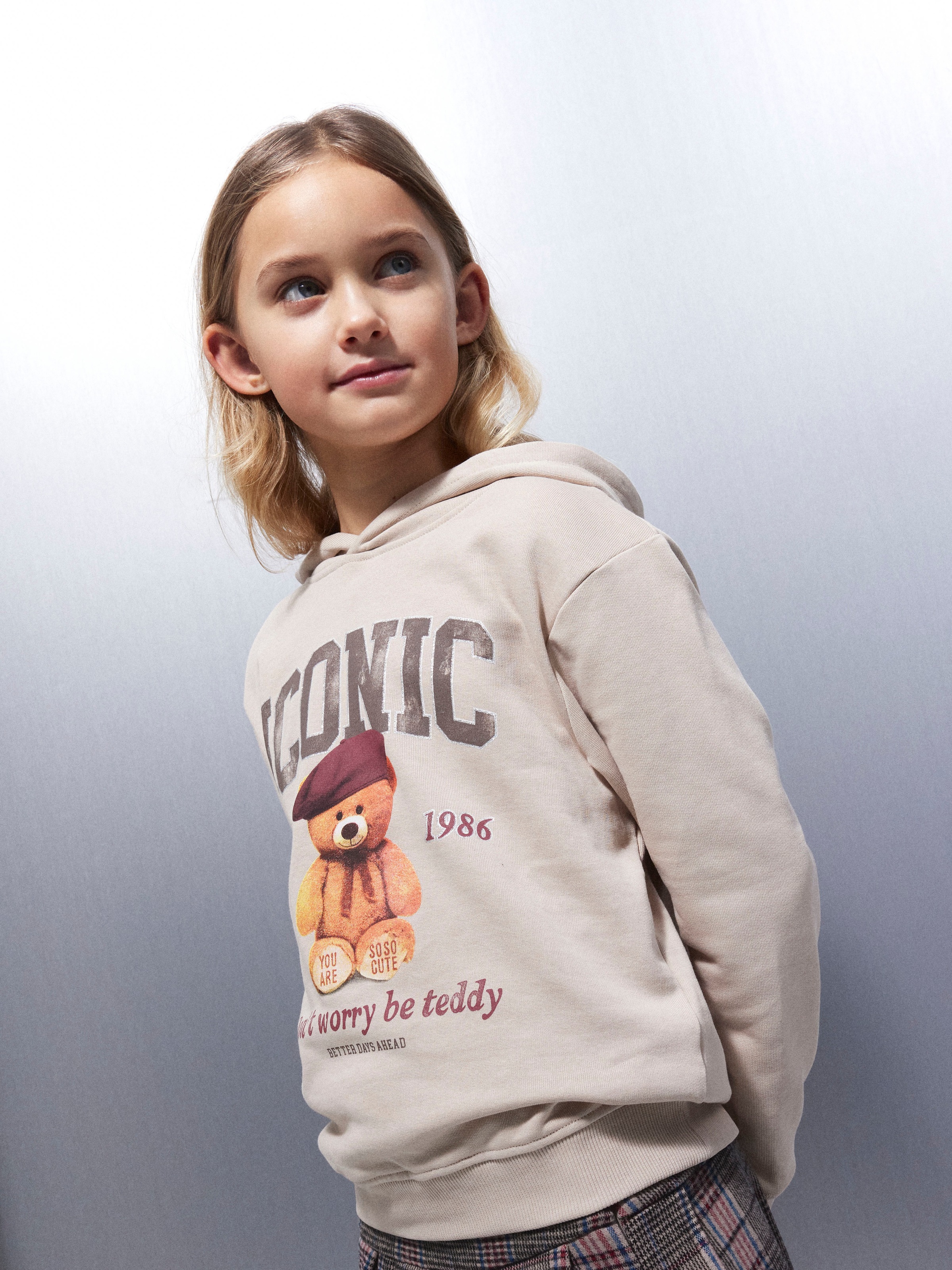 Name It Hoodie »NKFRYCCA LS NREG SWEAT WH BRU BOX«
