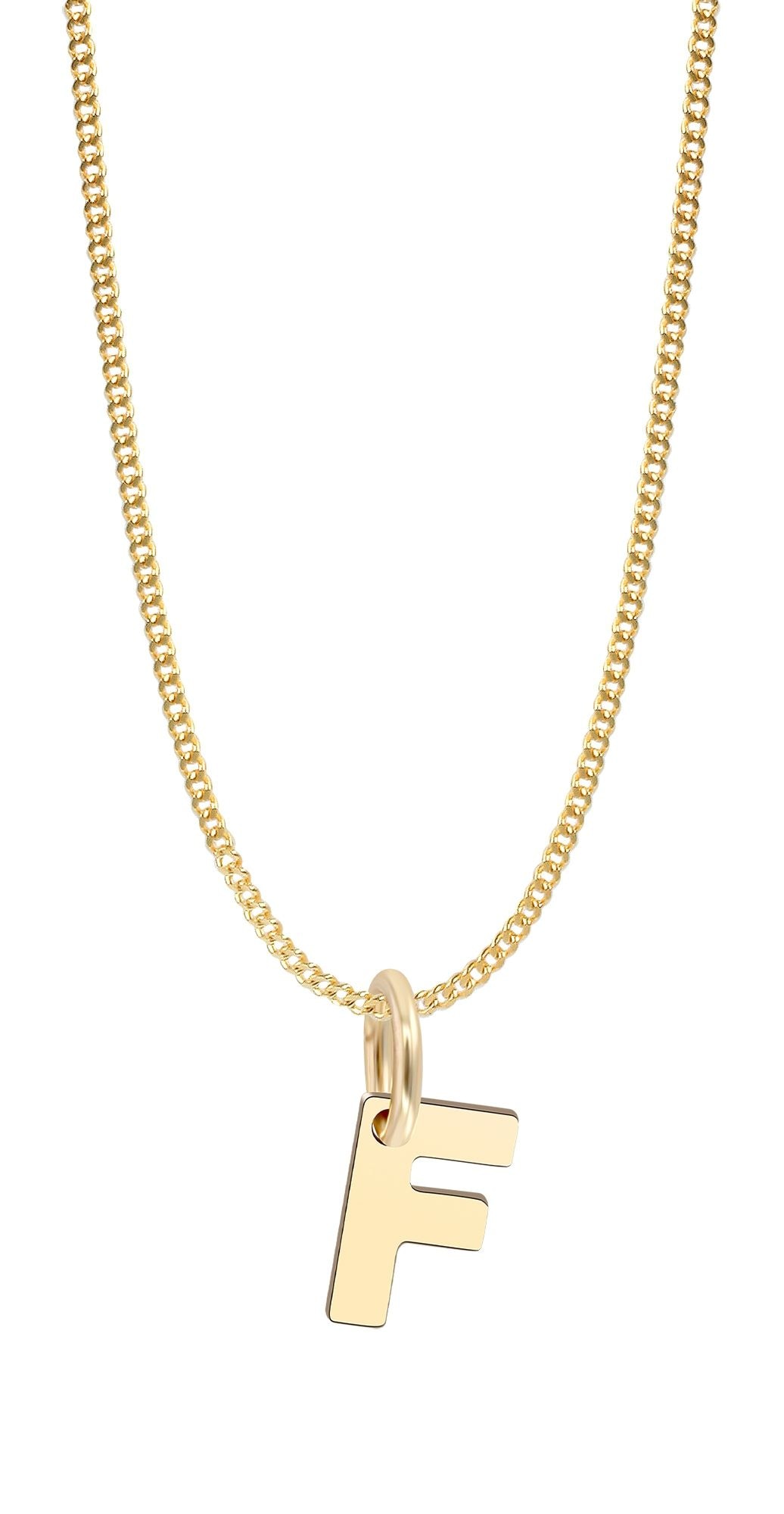 Adelia´s Buchstabenanhänger »Unisex Anhänger ¿ Buchstabe N Buchstabenanhänger aus 375 Gold«