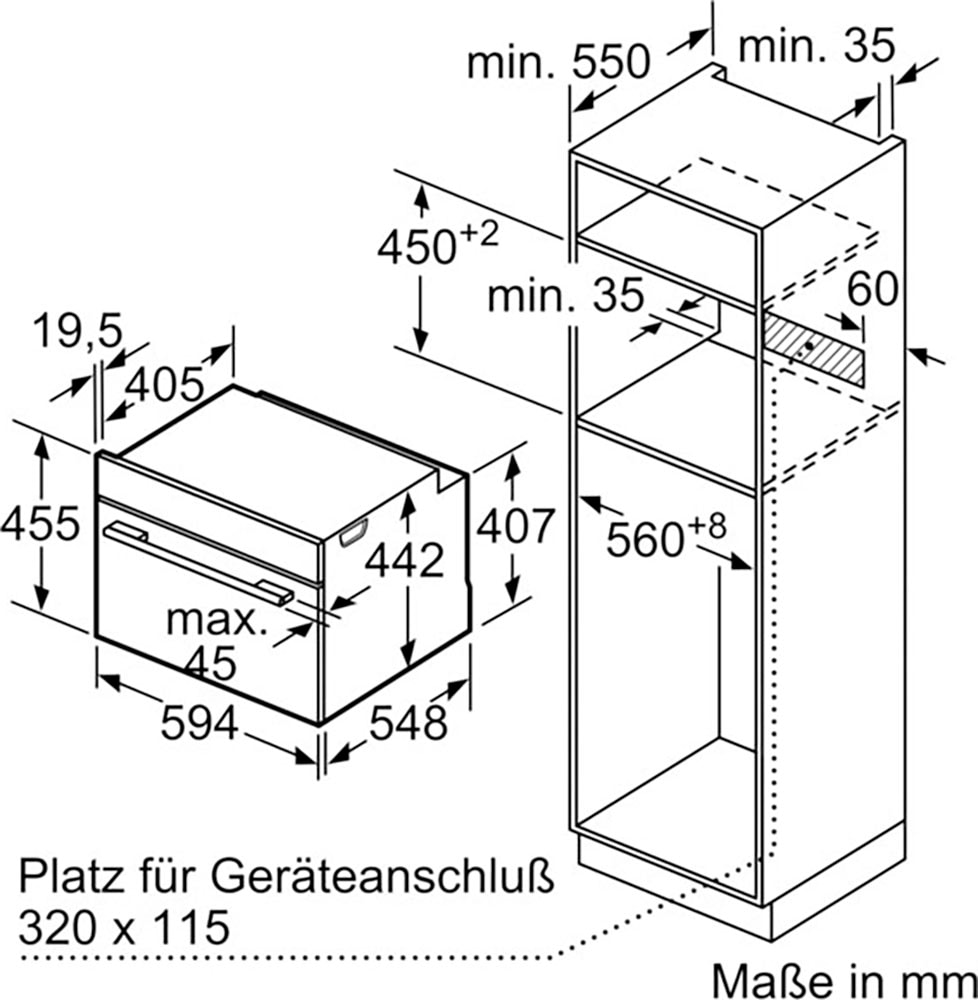 SIEMENS Pyrolyse Backofen iQ700 »CB774G1B1«, mit Teleskopauszug nachrüstbar