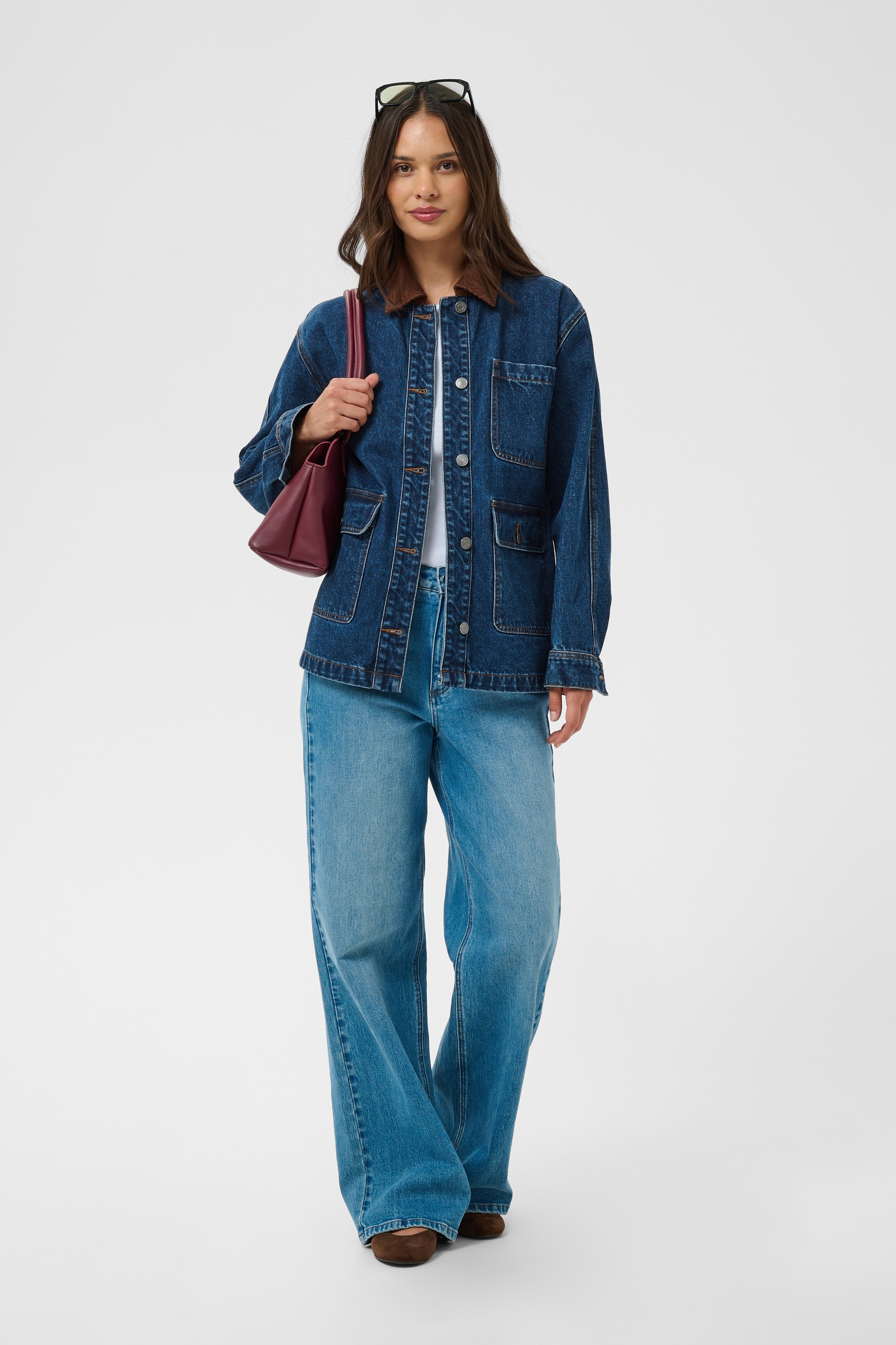 KAFFE Jeansjacke »Damen Jeansjacke KAgordie«