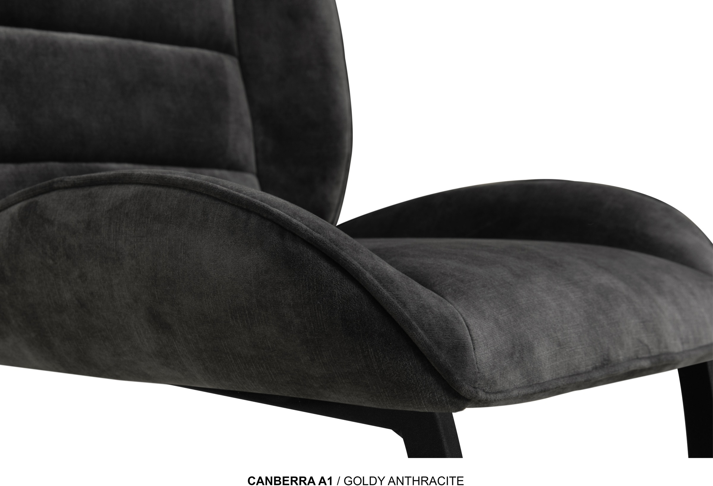 OMG Design Esszimmerstuhl »Canberra« (Set) 1 Stk.Esszimmerstuhl, pflegeleichter Samtvelour Bezug