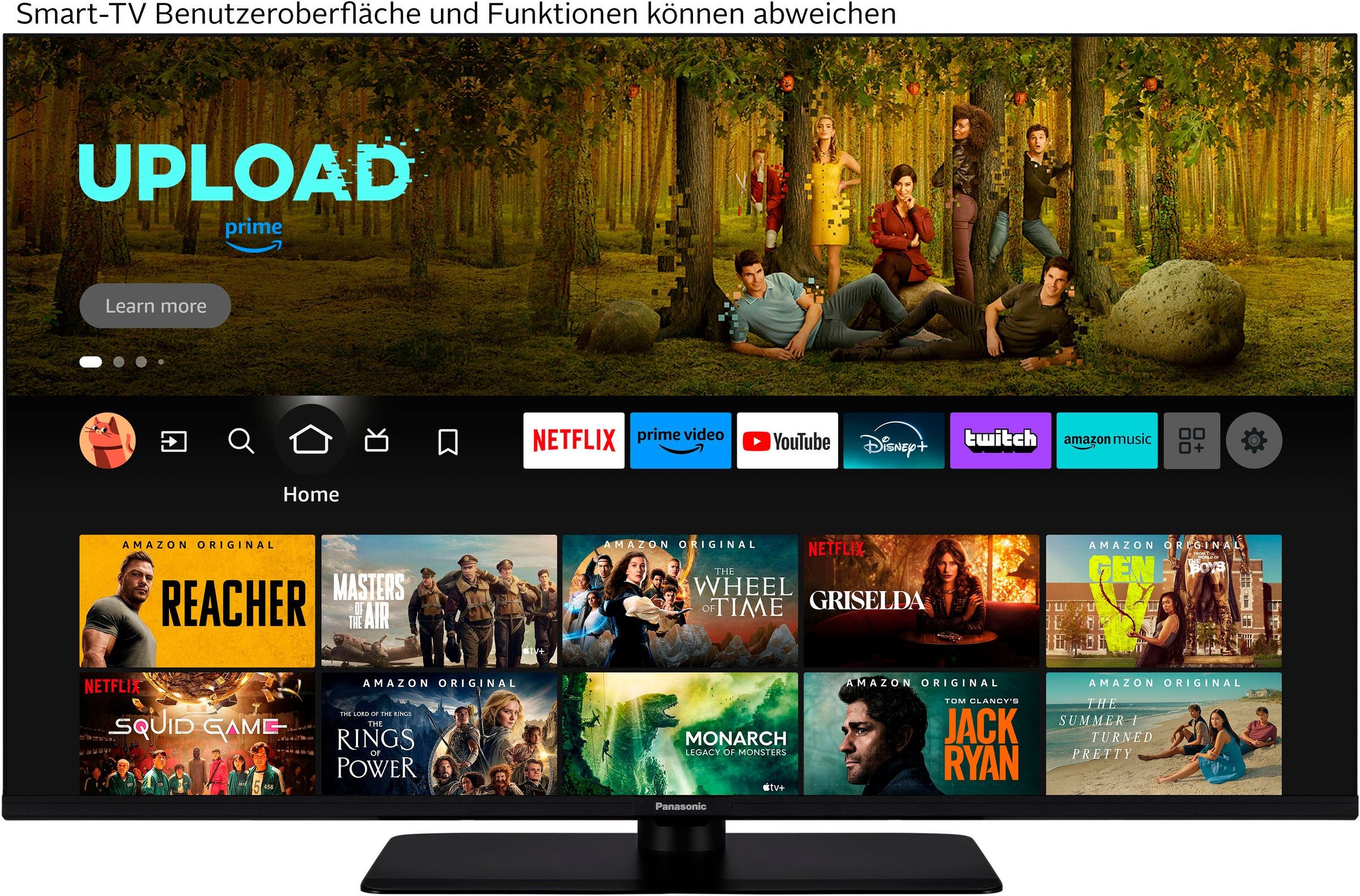Panasonic LED-Fernseher »TV-43W80AEZ«, 4K Ultra HD, Smart-TV