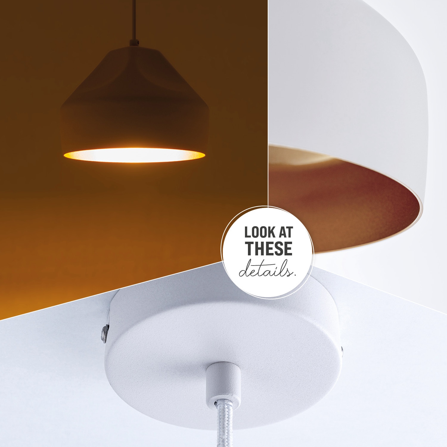 Paco Home Pendelleuchte »HURLEY U« E27 Hängelampe Esszimmer Küchenlampe Hängend Esstischlampe Innen Gold