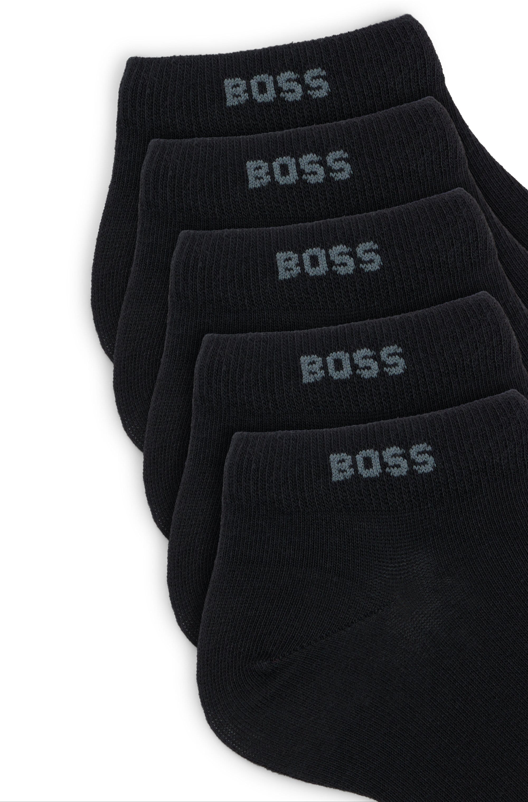 BOSS Sneakersocken »5P AS Uni CC«, (Packung, 5 Paar), mit BOSS Label