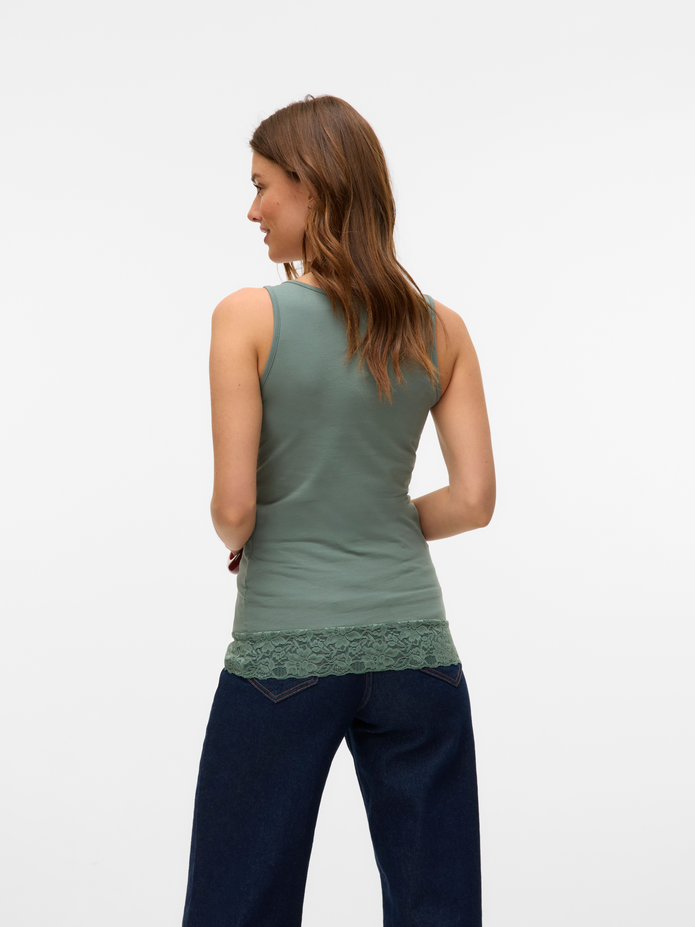 Vero Moda Tanktop »VMMAXI MY LACE LONG TANK JRS NOOS«