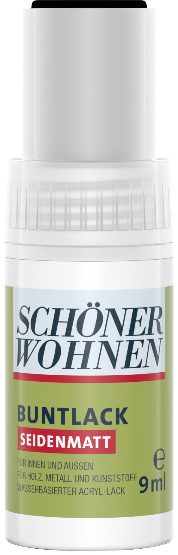 SCHÖNER WOHNEN-Kollektion Lack, (1), seidenmatt, 9 ml, schwarz