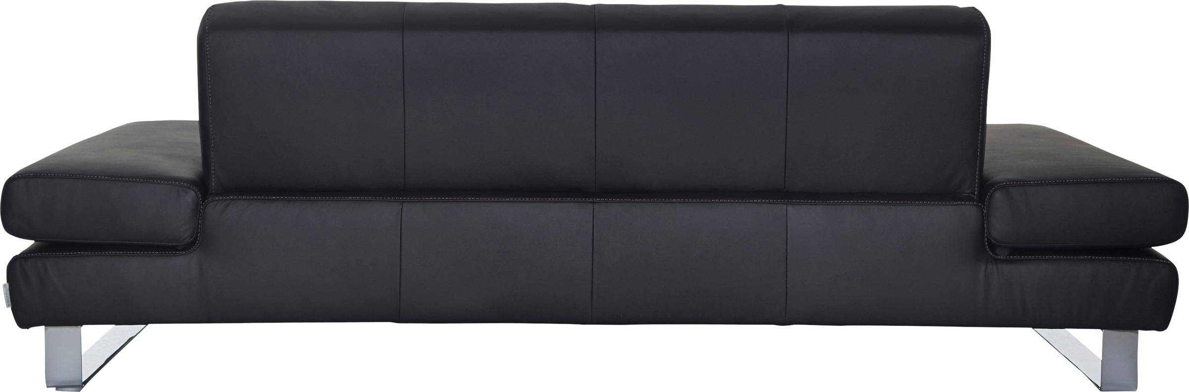 W.SCHILLIG 3-Sitzer »taboo Designsofa mit hohem Sitzkomfort«, mit Normaltiefe, inklusive Armlehnenverstellung, mit Kontrastnaht
