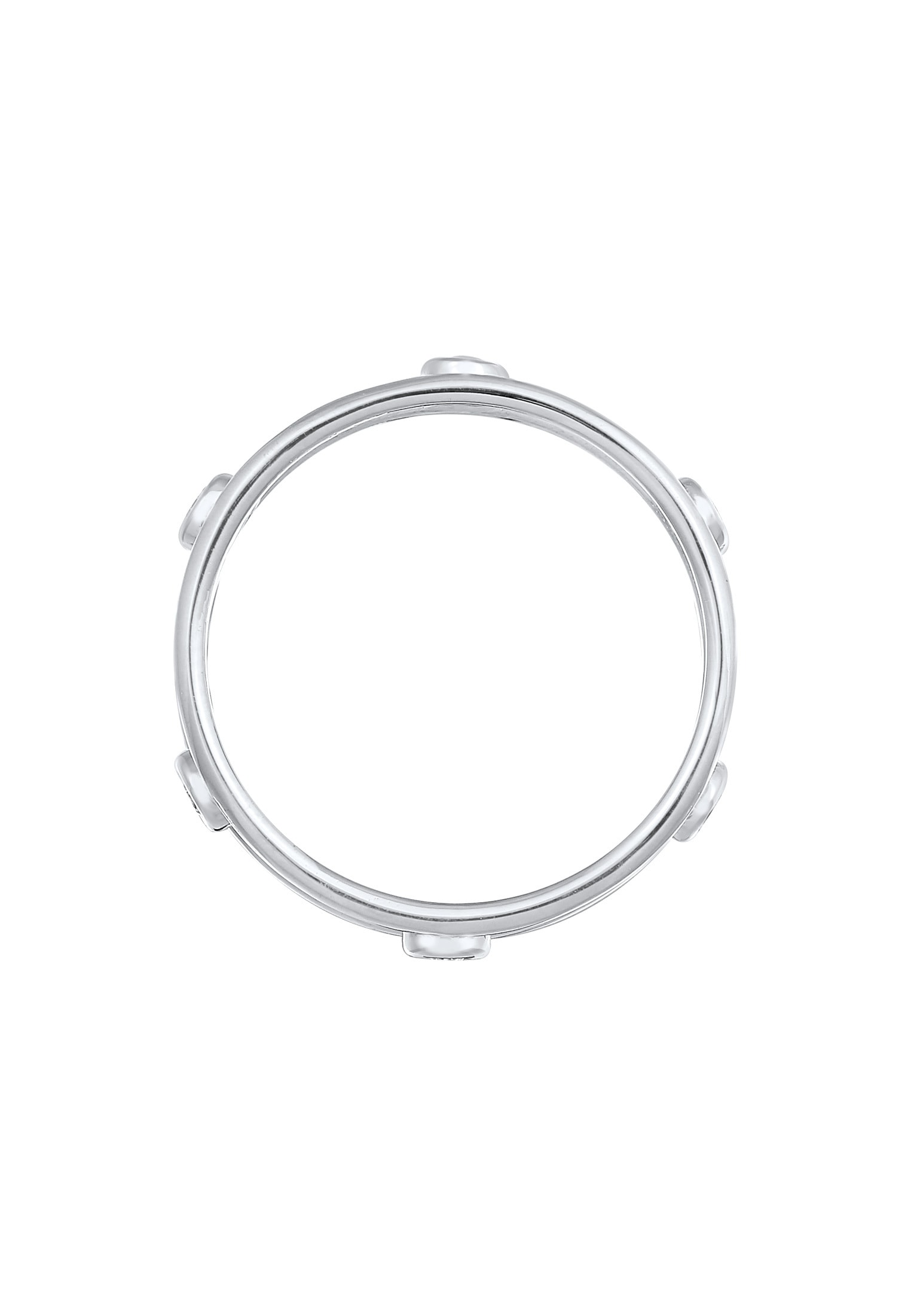 Elli Silberring »Ring Glamouröse Elegant 925 Silber, mit Kristallen von Swarovski®«