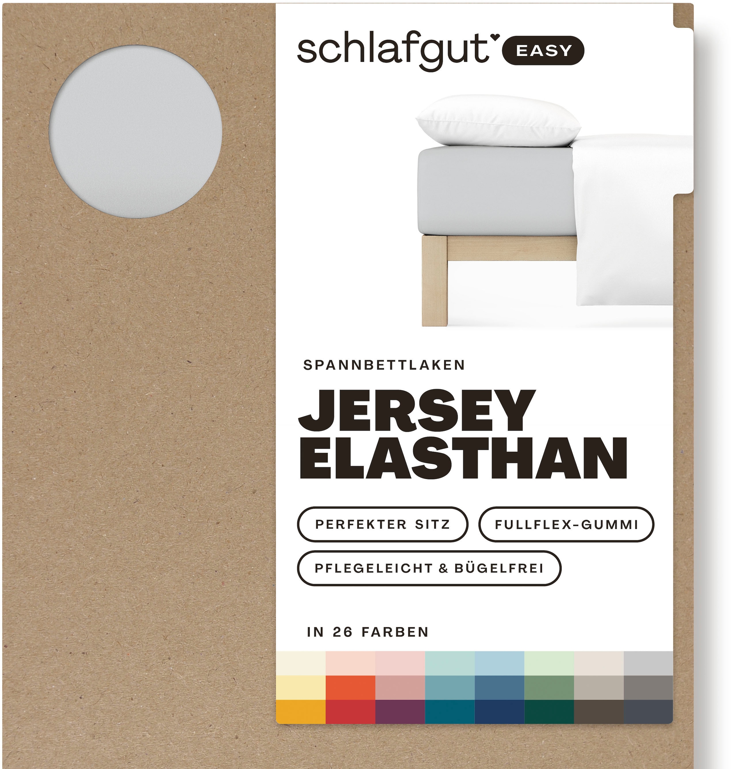 Schlafgut Spannbettlaken »EASY Jersey Elasthan«, MADE IN GREEN by OEKO-TEX®