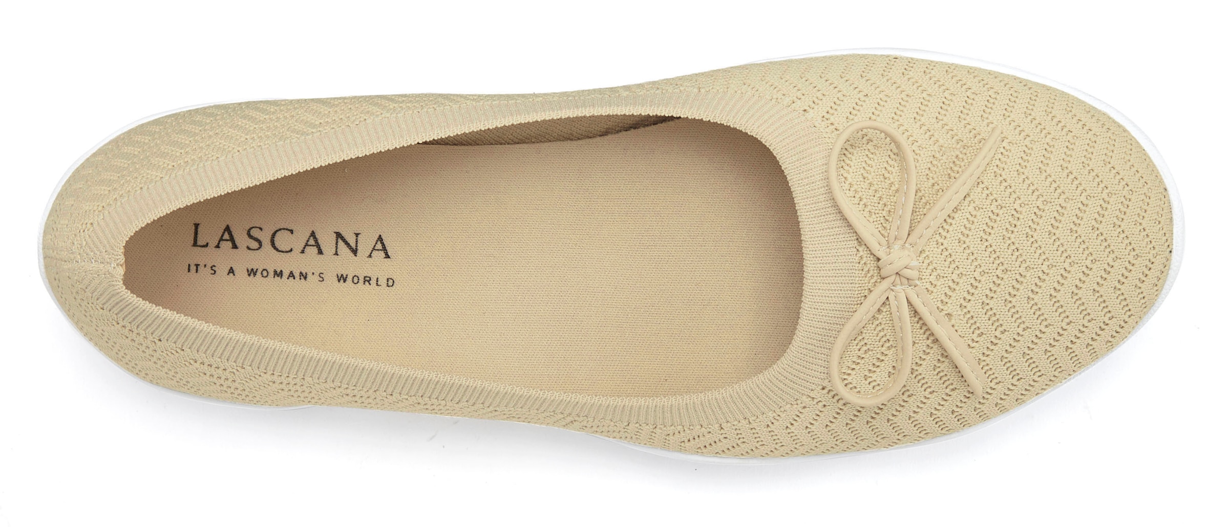 LASCANA Sneaker Ballerinas, Slipper, Halbschuh, ultraleicht zum Reinschlüpfen VEGAN