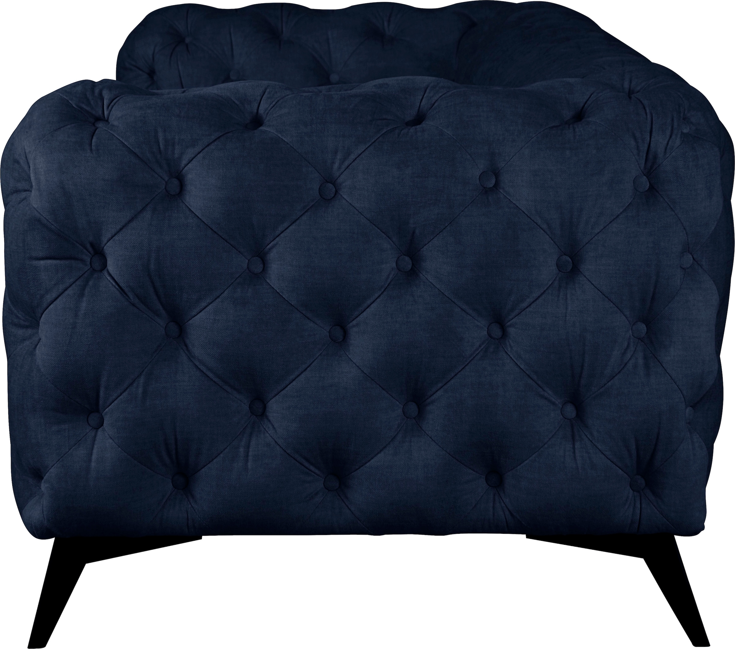 Leonique Chesterfield-Sofa »Glynis«, aufwändige Knopfheftung, moderne Chesterfield Optik, Fußfarbe wählbar