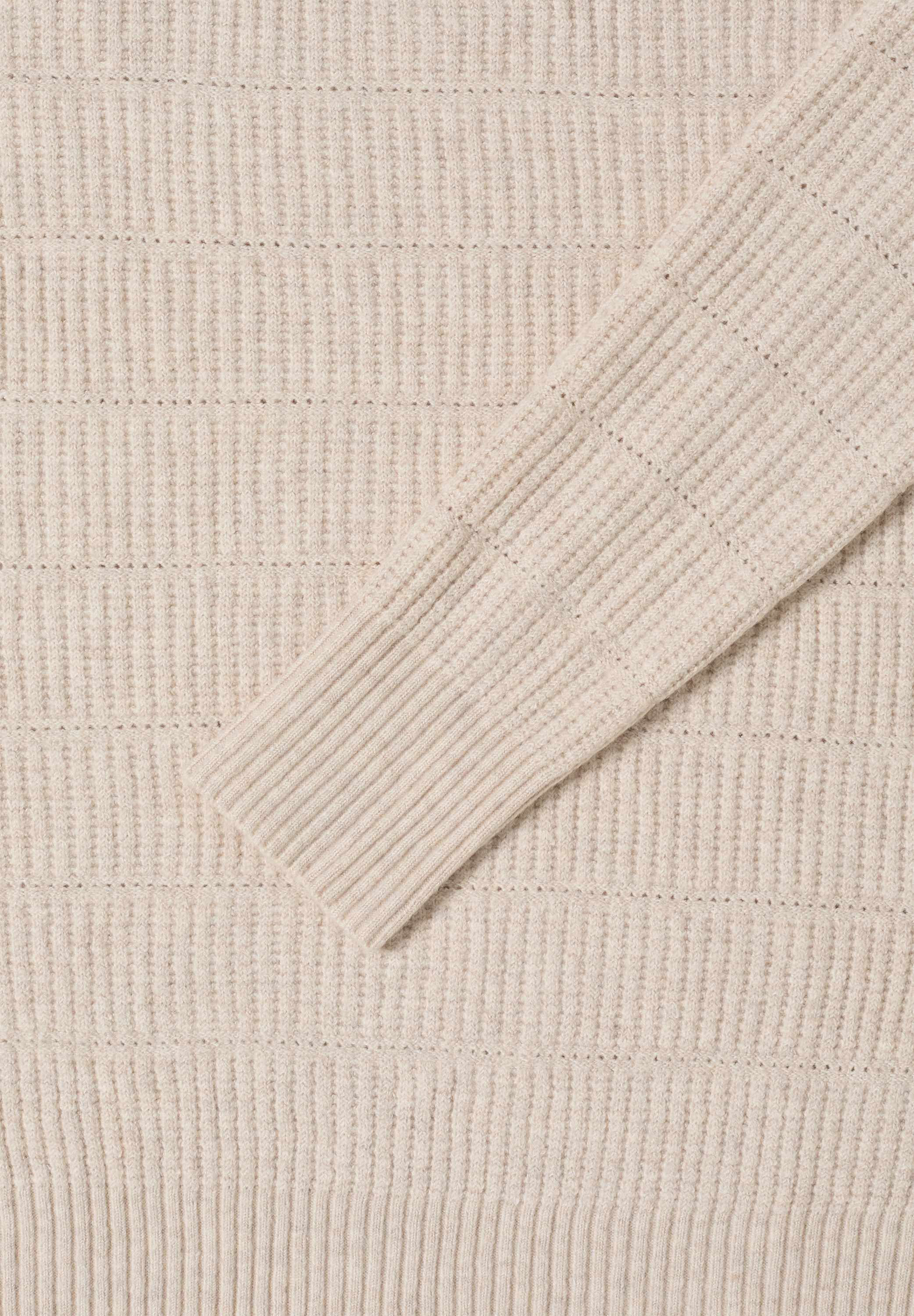 Cecil Stehkragenpullover mit Stehkragen und Loch-Design