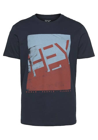 edc by Esprit T-Shirt, mit großem Frontprint kaufen