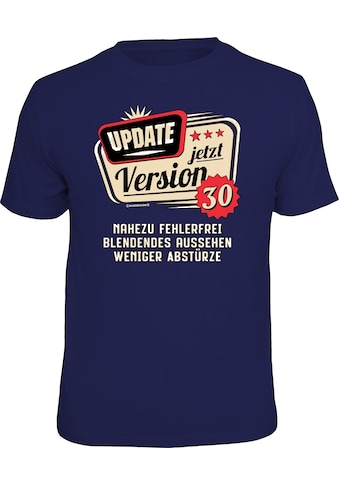 Rahmenlos T-Shirt mit coolem Front-Print kaufen