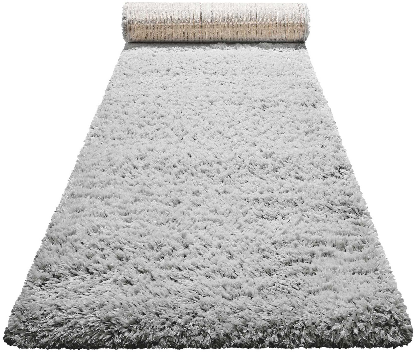 Homie Living Hochflor-Teppich »Matteo HL-0961«, rechteckig, 50 mm Höhe, nachhaltig aus 100% recyceltem PET, Langflor, Shaggy, Wohnzimmer