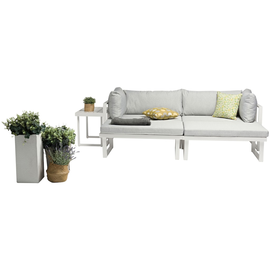 Destiny Gartenlounge-Set »LONG BEACH«, (Set, 11 tlg.)