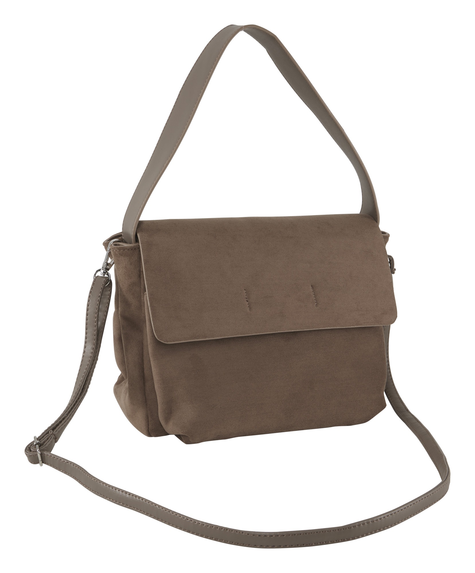 Tasche in Velouroptik
