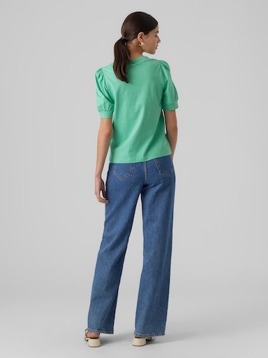 Vero Moda T-Shirt »VMKERRY 2/4 O-NECK TOP VMA JRS NOOS« mit Rundhalsausschnitt