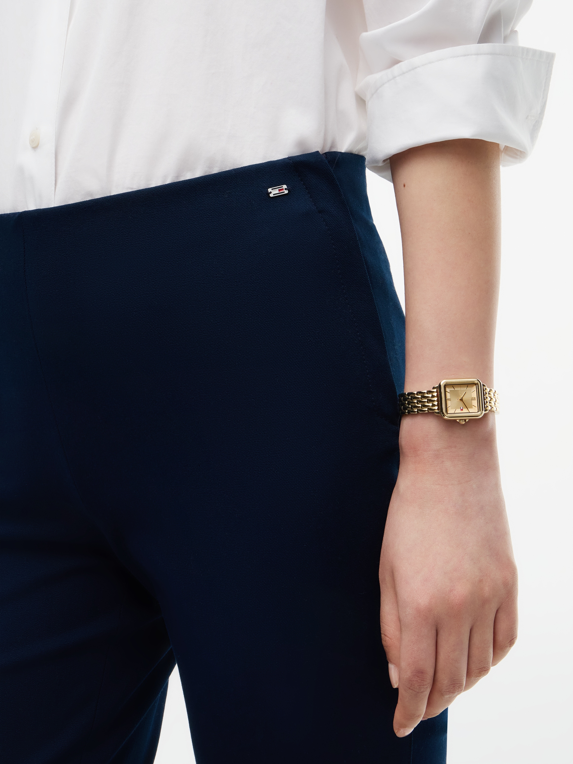 Tommy Hilfiger Anzughose »GABARDINE ZIP SLIM PANT«  Baumwollmischung, slim fit