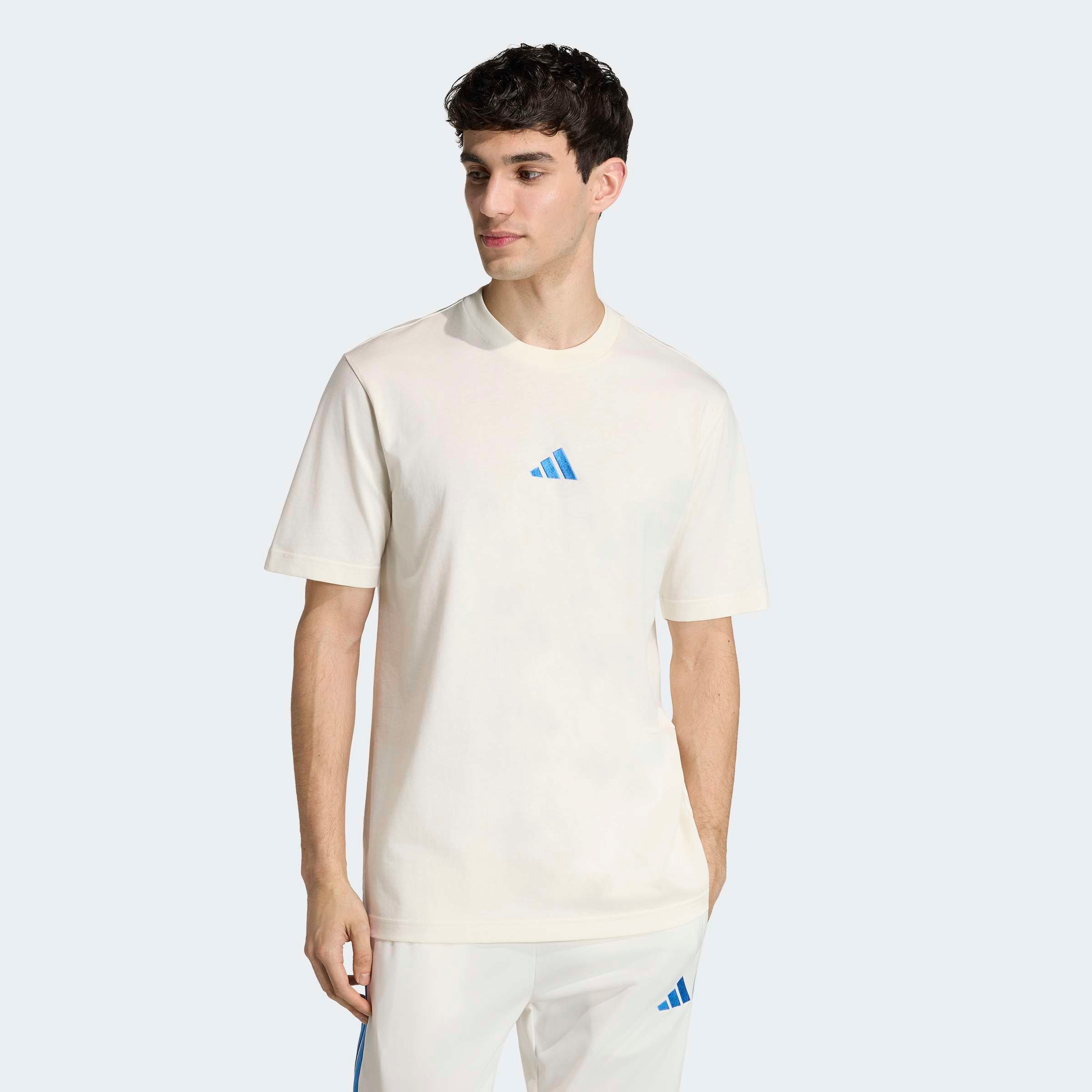 adidas Sportswear T-Shirt »M SL SJ T« sportliches Kurzarmshirt, mit Rundhalsausschnitt