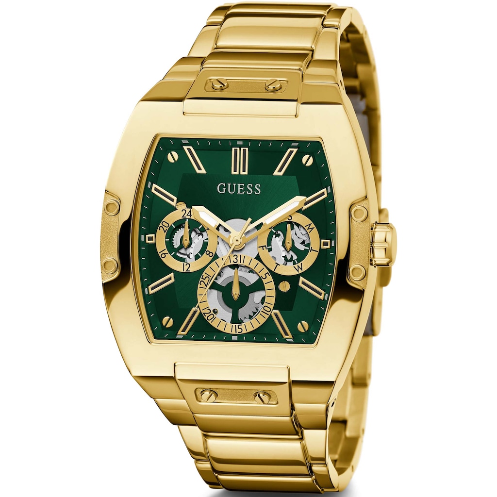 Guess Multifunktionsuhr »GW0456G3«, Armbanduhr, Quarzuhr, Herrenuhr