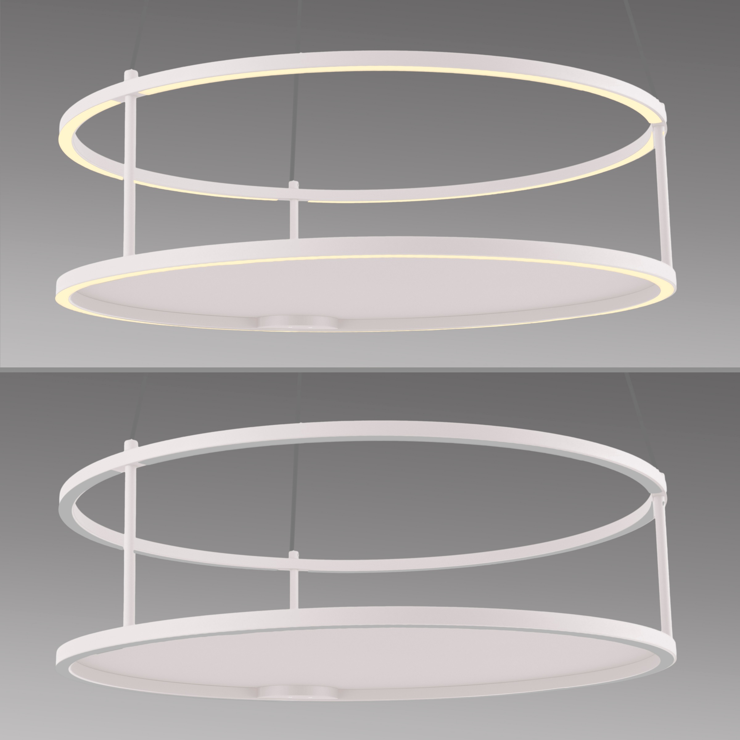 Paul Neuhaus LED Pendelleuchte »CONTURA« LED-Board 1 Stk. Warmweiß Touchdimmer, separat schaltbar, Memoryfunktion, Deko-Ablagefläche