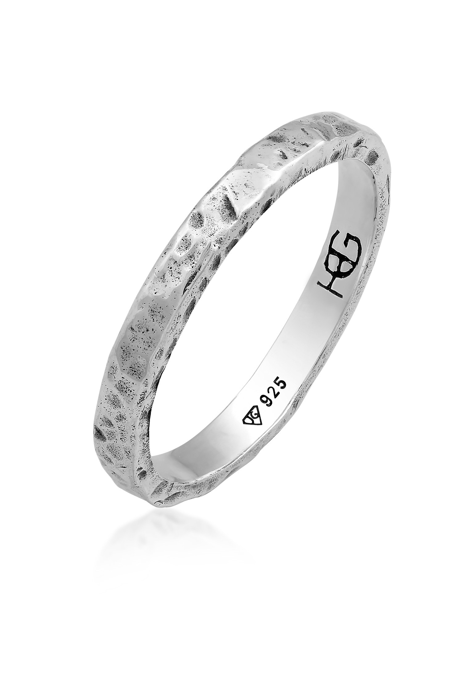 HAZE & GLORY Fingerring »Ring Bandring - Zion Schmales Design 925 Silber«