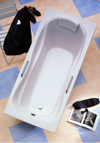 OTTOFOND Badewanne »Jamaica«, (5 tlg.), mit Fußgestell, Ablaufgarnitur, Nackenkissen... kaufen