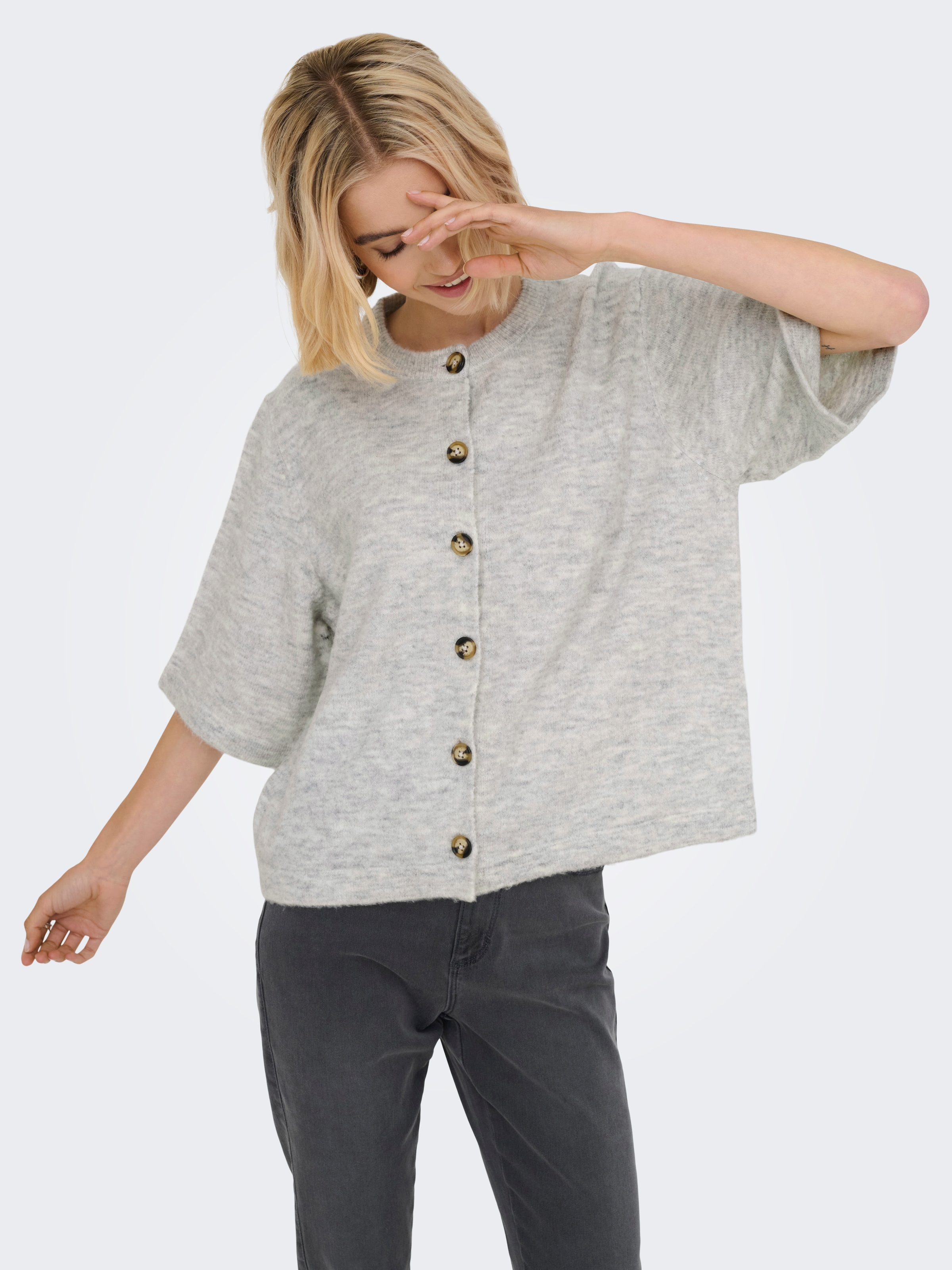 ONLY Strickjacke »ONLCAMILLA S/S CARDIGAN KNT NOOS«