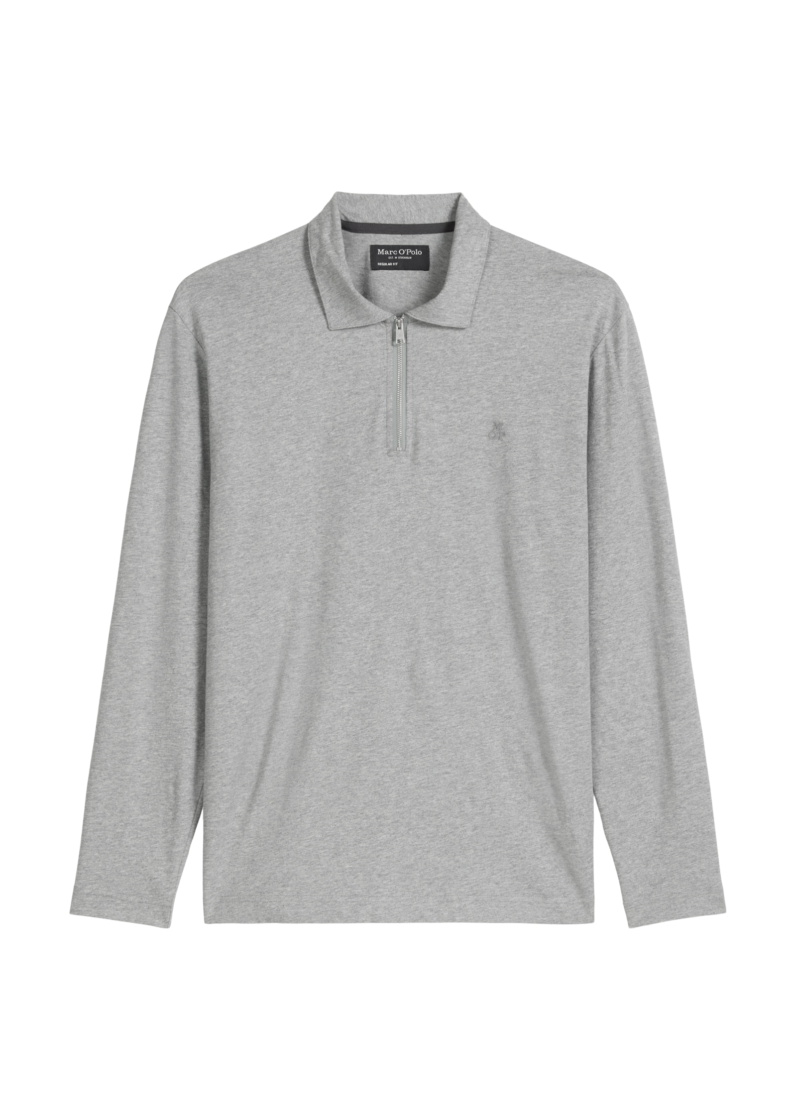 Marc O'Polo Langarm-Poloshirt »Jersey regular fit aus reiner Bio-Baumwolle«