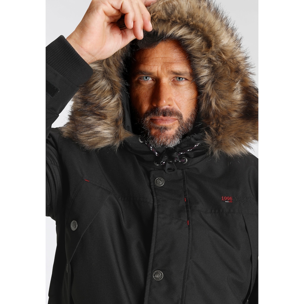 Man's World Parka, mit Kapuze