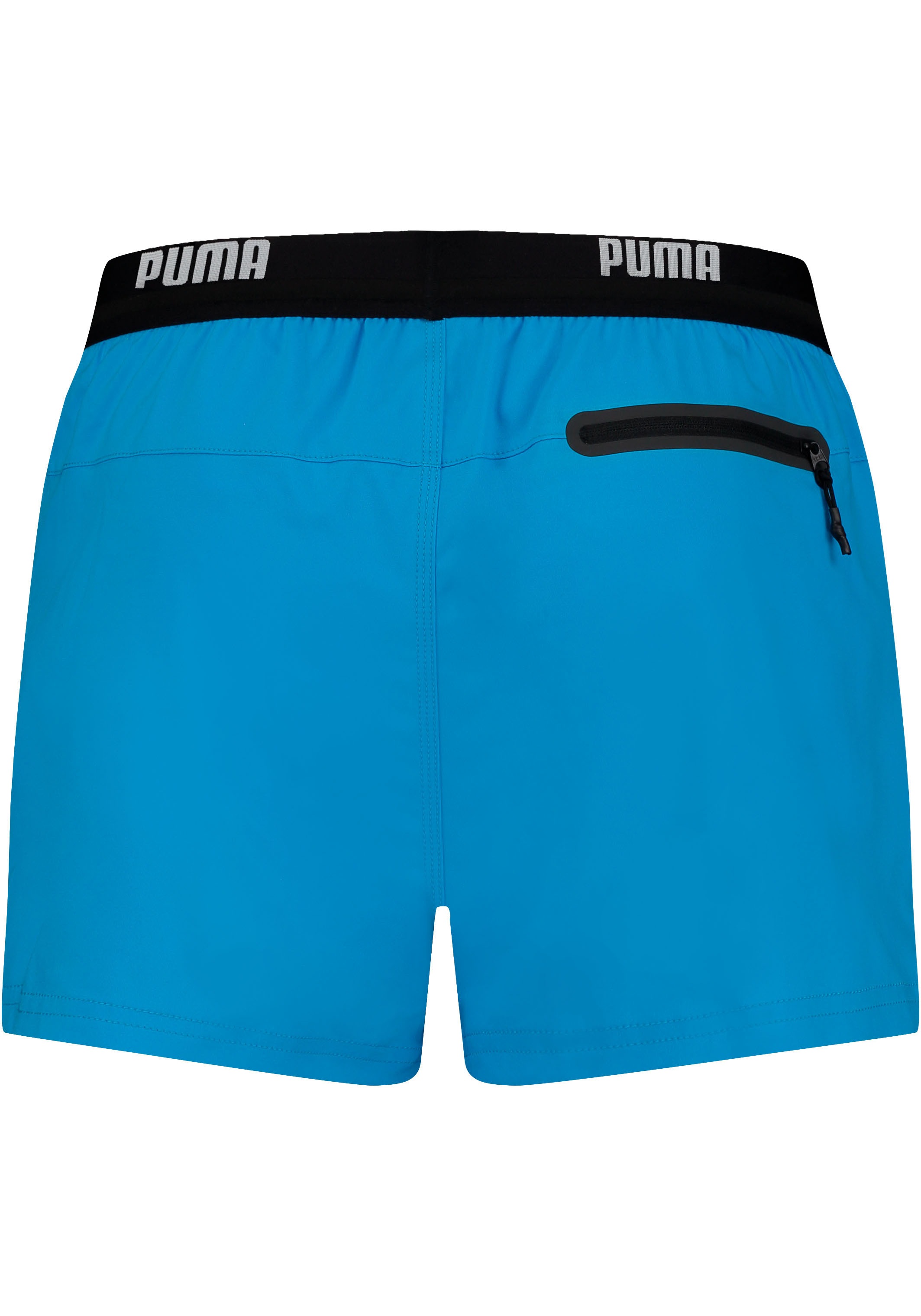 PUMA Badeshorts, mit bedrucktem Bund