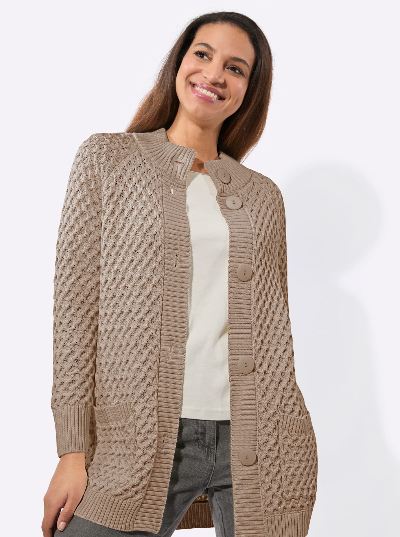 Inspirationen Longstrickjacke