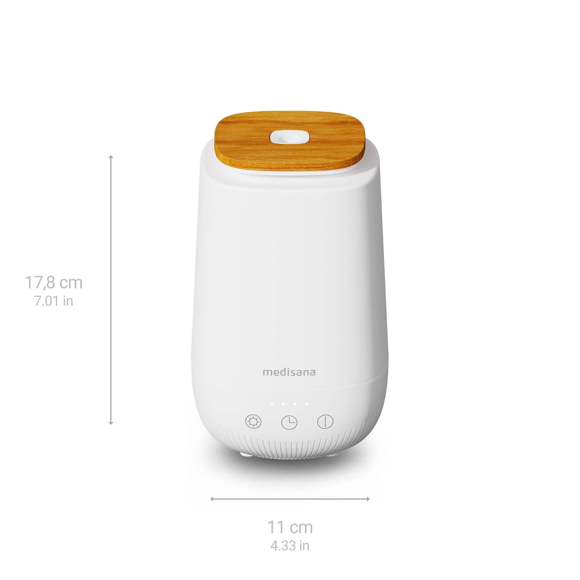 Medisana Diffuser »AD 650 Aroma Diffusor, für besseres Wohlbefinden«, 0,2 l Wassertank, Timer-Funktion:
2, 4, 6, & 8 Std.
mit LED-Anzeige