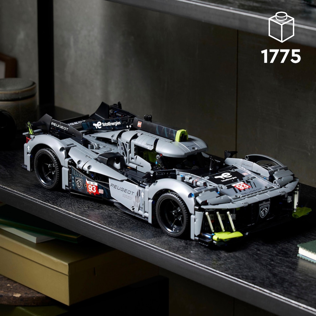 LEGO® Konstruktionsspielsteine »PEUGEOT 9X8 24H Le Mans Hybrid Hypercar (42156), LEGO® Technic«, (1775 St.)