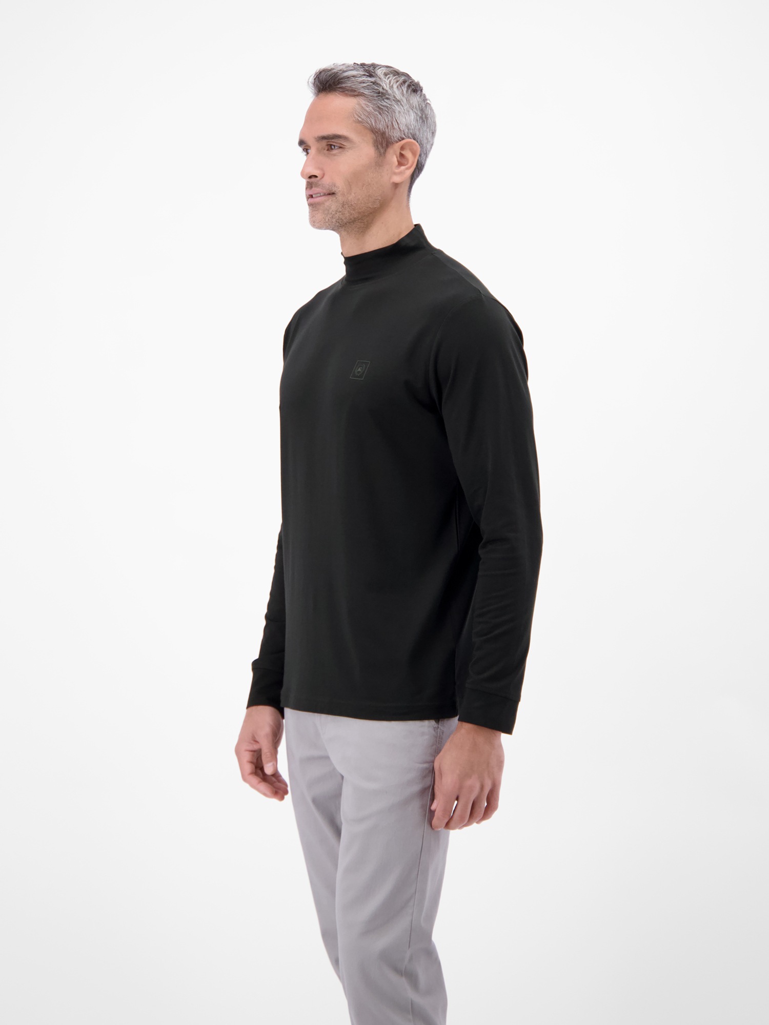 LERROS Sweatshirt »Herren-Shirt mit modischem Turtleneck«
