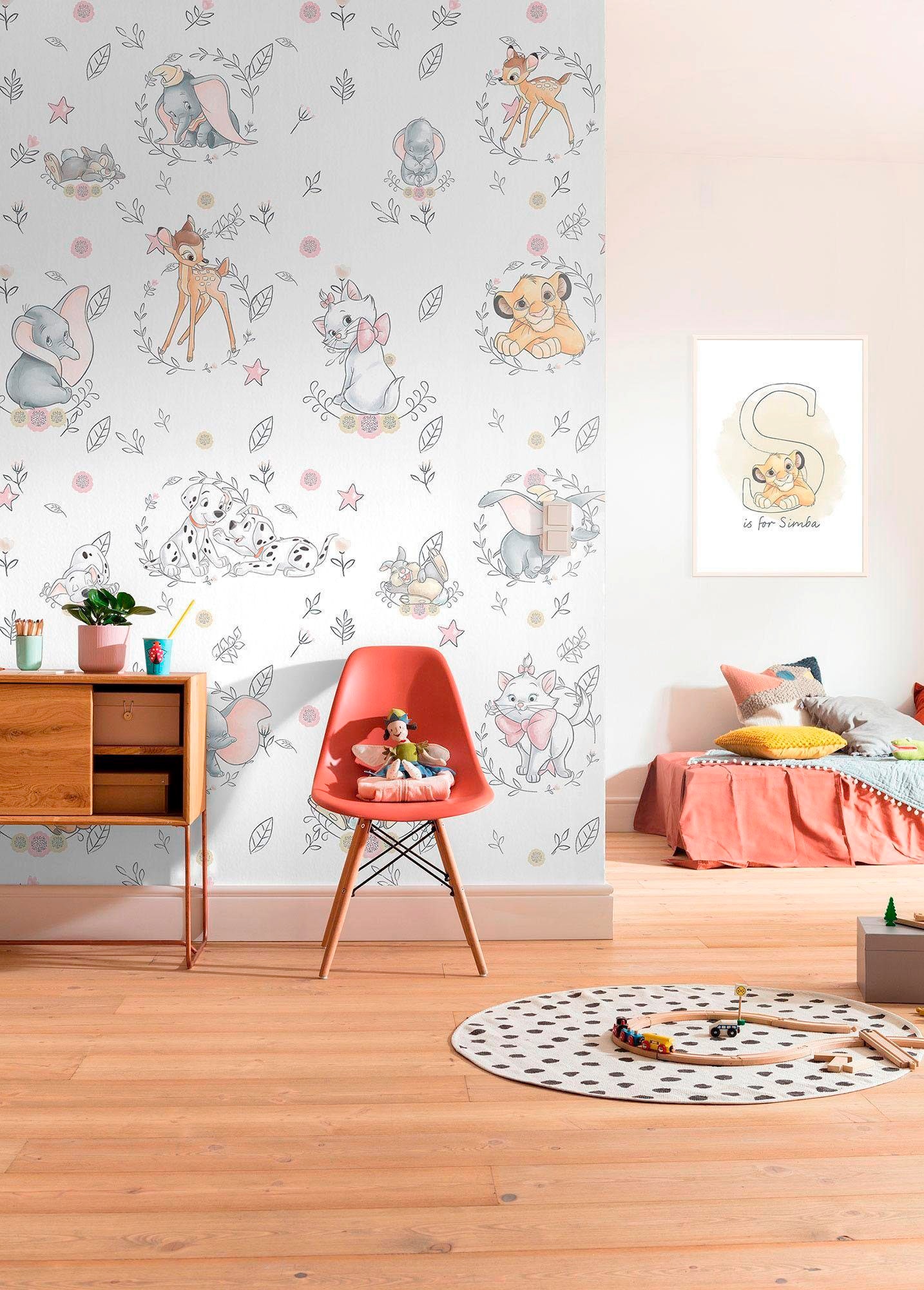 Komar Vliestapete »Digitaldruck Vlies -  Best of Friends - Größe 200 x 280 cm« bedruckt glatt Kinderzimmer