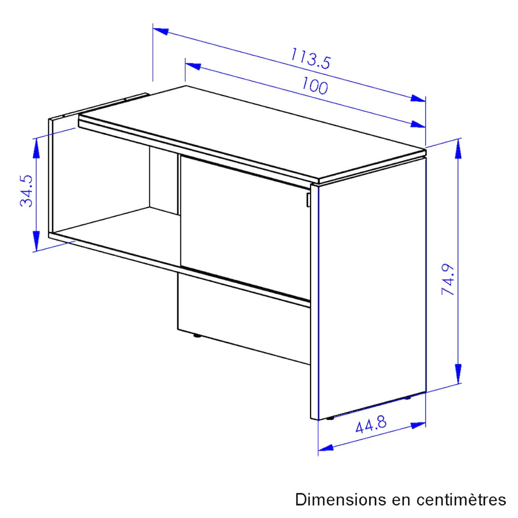 Gami Tischelement »ARCADE«, (1 St.)