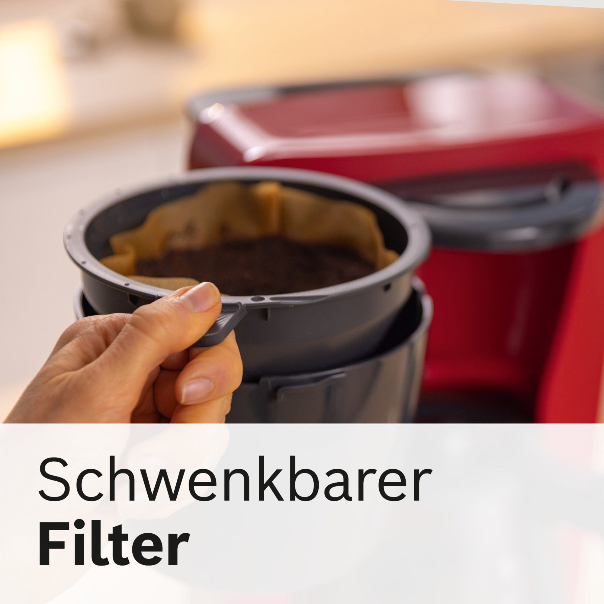 BOSCH Filterkaffeemaschine »MyMoment TKA3M134« 1,25 l Kaffeekanne Papierfilter 1x4 60min Warmhaltefunktion, Aroma intense, Entkalkungsprogramm, 1200 W