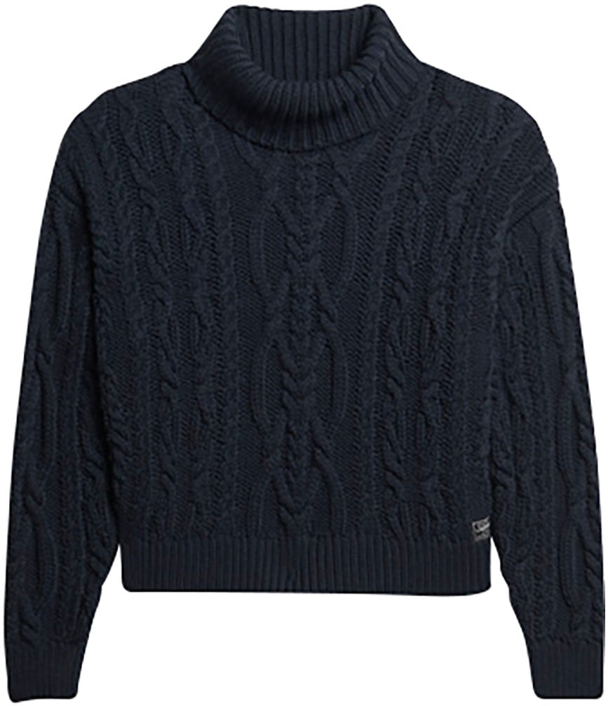 Superdry Strickpullover »VINTAGE HIGH NECK CABLE KNIT«