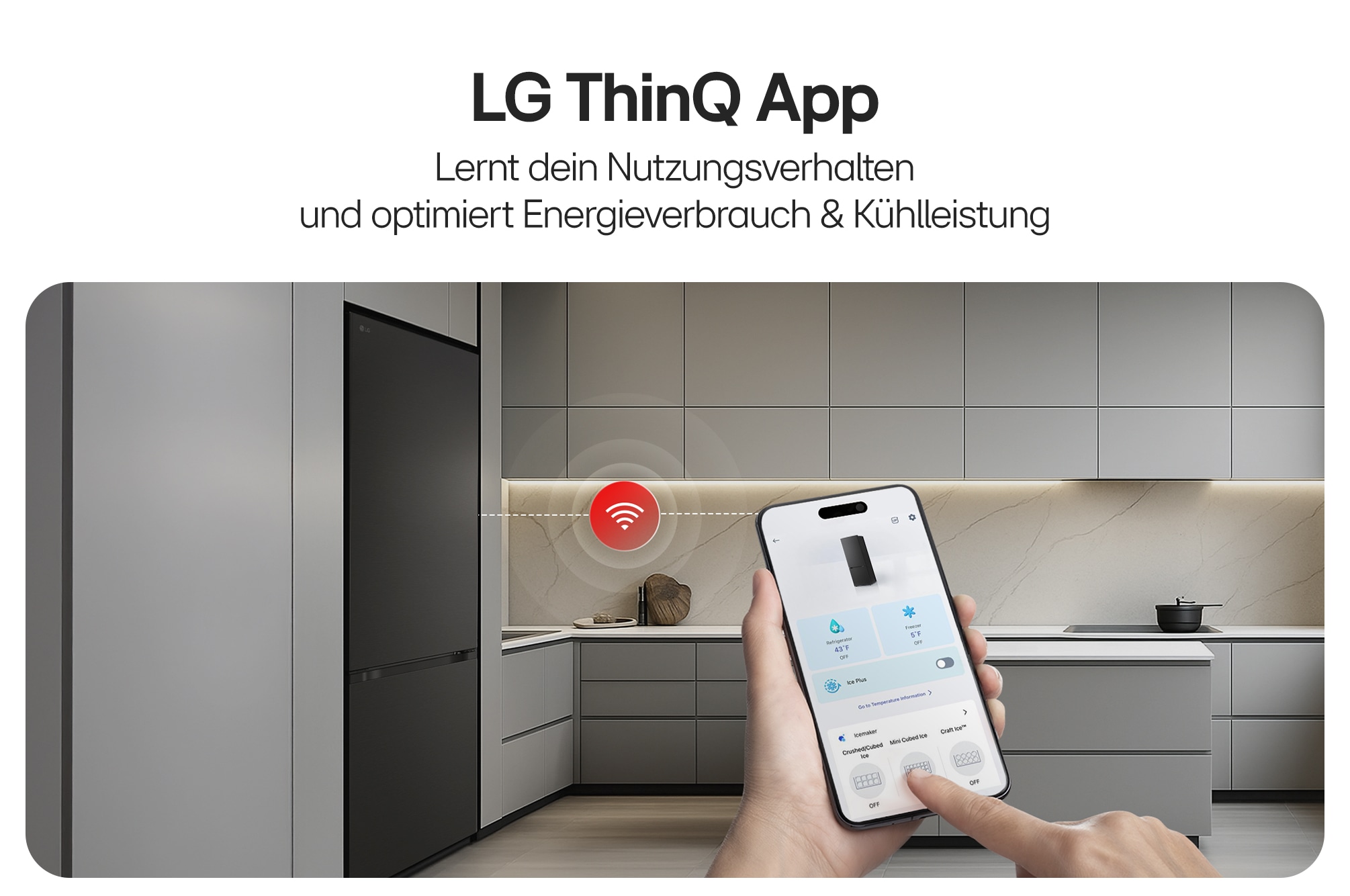 LG »GBBS726ASW« 203 cm hoch 59,5 cm breit Fit&Max: Vollintegrierbar & Maximale Ausstattung
