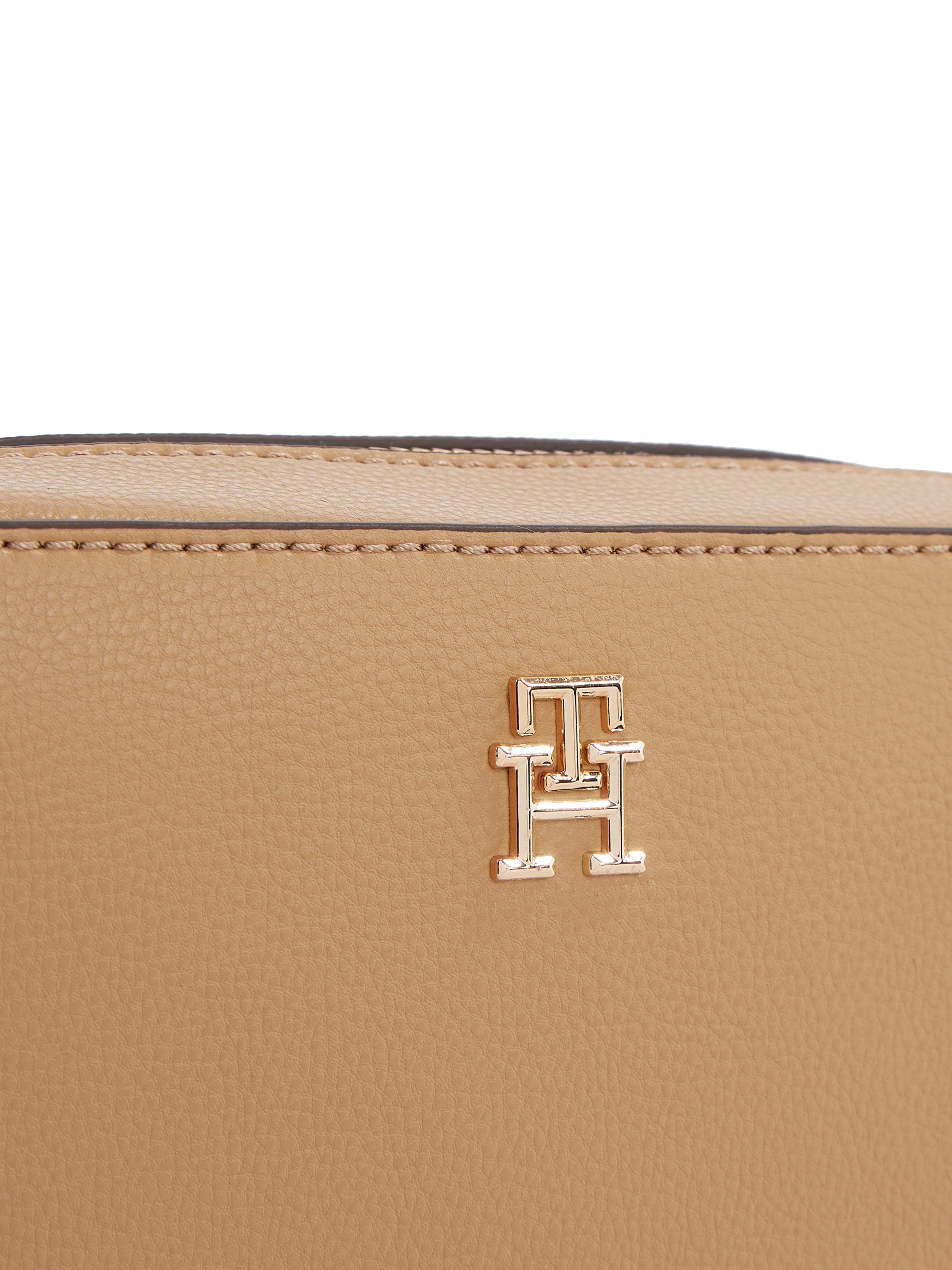 Tommy Hilfiger Umhängetasche »TH SOFT LOGO CAMERA BAG«,Damen Handytasche, Mini Bag, Schultertasche mit TH-Logoprägung